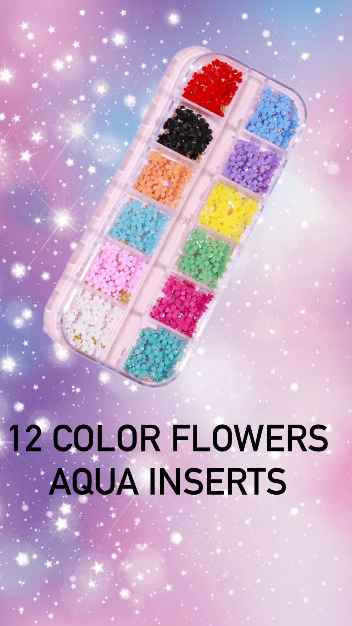 Flowers Aqua inserts